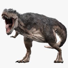 3D Tyrannosaurus Rex (Fur) (Rigged)